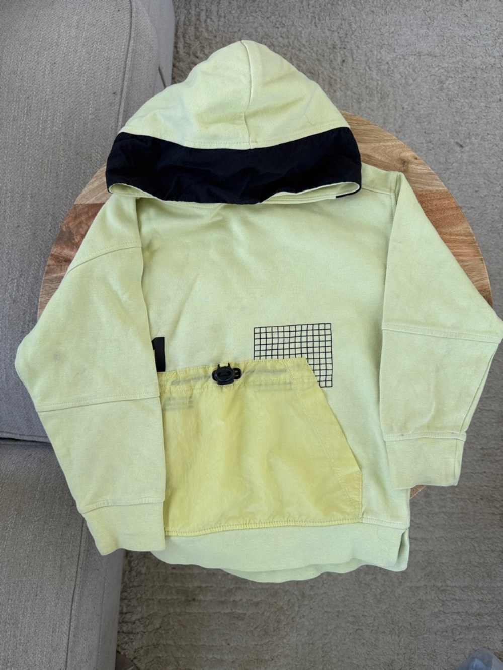 Zara Neon Yellow/Green Hoodie